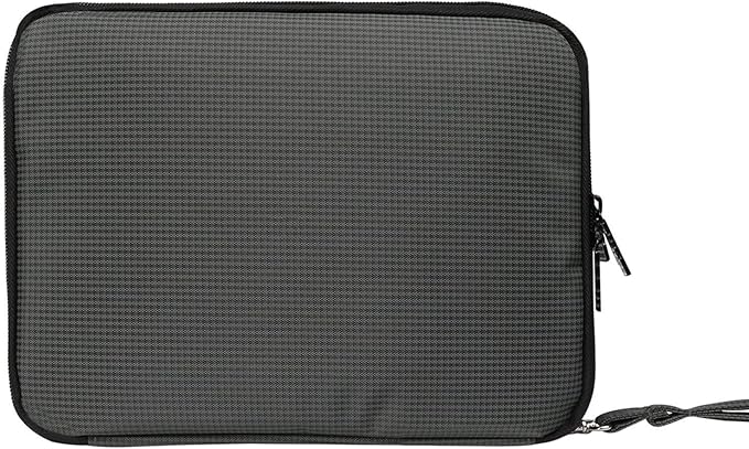 BUBM Double Layer Electronics Organizer, Travel Gadget Bag for Cables, Memory Cards, Flash Hard Drive and More, Fit for iPad or Tablet(up To 9.7")--Large, Gray