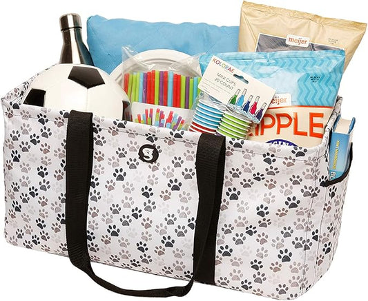 geckobrands Large Utility Tote - Durable Multipurpose Bag for Beach, Travel, Shopping & Outdoor Activities