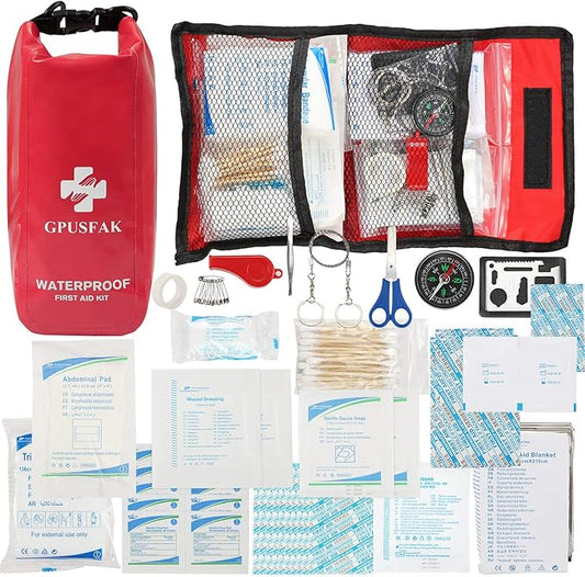 Boat Emergency Kit 2-in-1 Waterproof First Aid Kit