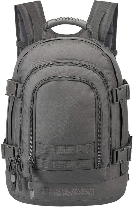 Greencity Laptop Backpacks Tactical 3 Day Expandable Bug Out Bag Classic Case Travel Hiking,Gray