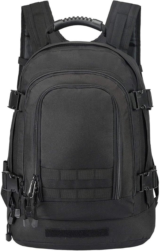 Greencity Laptop Backpacks Tactical 3 Day Expandable Bug Out Bag Classic Case Travel Hiking,Black