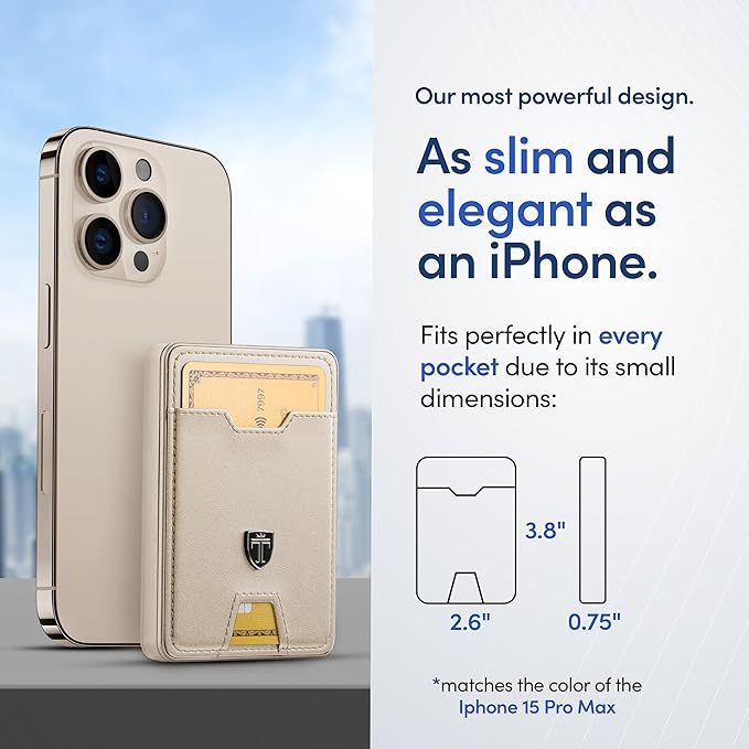 TRAVANDO Swype Slim Wallet for Men Metal RFID Blocking Mens Wallet Card Case (Without AirTag* Pocket)