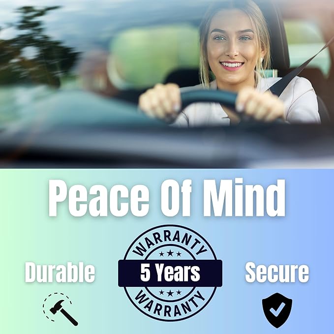 Car Registration and Insurance Card Holder, Premium PU Leather Glove box Organizer for Licence, Cards & Essential Documents in your Glove compartment, a Car Wallet for all Vehicle needs:Blue