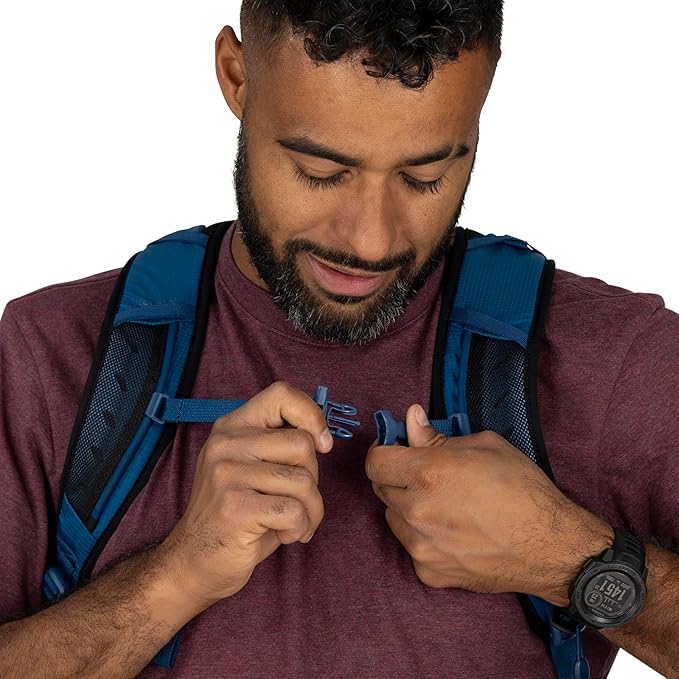 Osprey Talon 11L Men's Lightweight Hiking Backpack - Small Daypack for Travel & Camping, Green Canopy