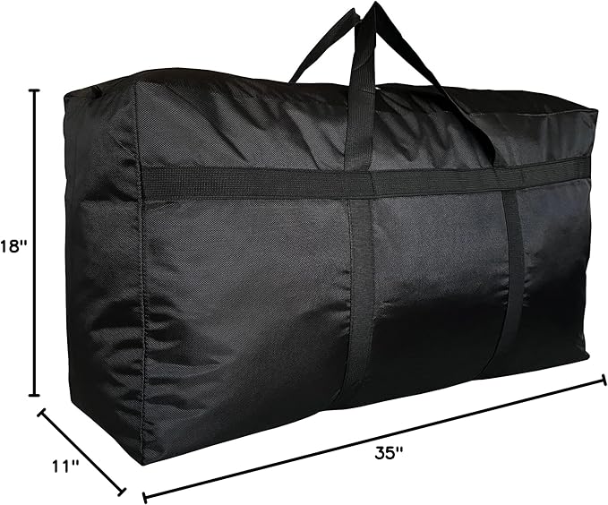 Extra Large Storage Duffle Bag with Zippers and Handles, Big Foldable Duffle Bag for Travel