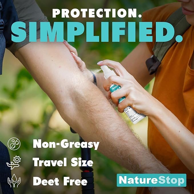 DEET Free Mosquito Repellent, Mosquito Spray for Outdoor and Travel, 3 oz (90mL)
