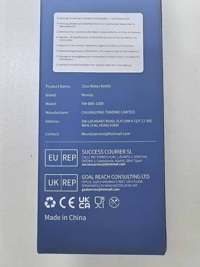 Water Bottle, 32 oz Motivational Water Bottles with Time Marker-Tritan & BPA Free, Sports Water Bottle with Time to Drink & Strap, Wide Mouth, Leakproof -Gift for Christmas Gym Fitness & Outdoor