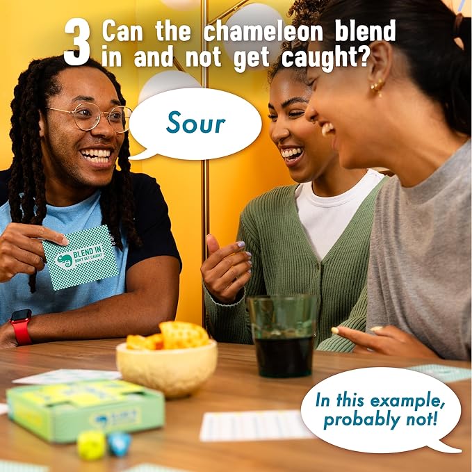 The Chameleon Travel: The Award-Winning Spot-The-Imposter Board Game in a Travel Friendly Tin with 20 New topics