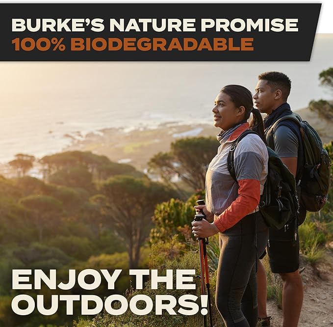 Burke’s Bug Repellent Spray – DEET-Free, Kid & Pet Safe Insect Repellent for Mosquitoes, Ticks, and Gnats – Travel Size, Natural Essential Oils, Outdoor Protection, 6 oz (180mL)