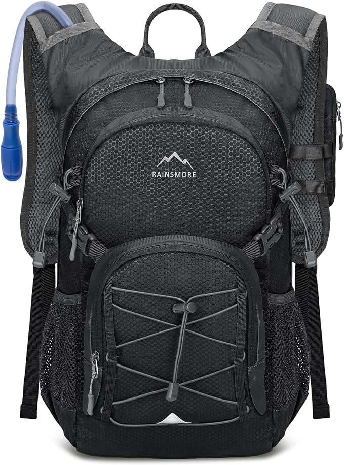 Hydration Backpack with Water Bladder, 18L Lightweight Hiking Backpack for Women&Men Small Insulated Hydration Water Pack for Hiking, Running, Cycling, Biking