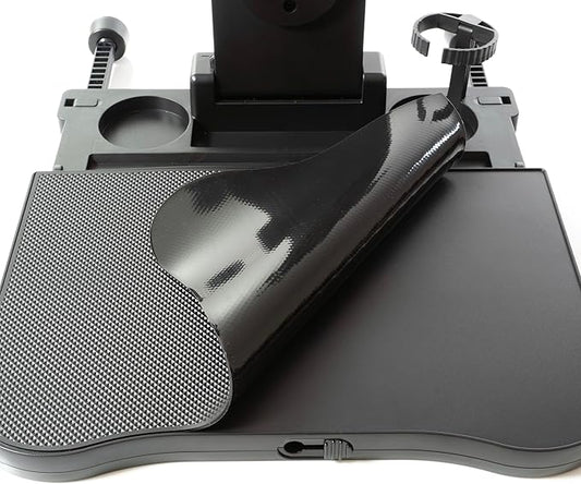 B1bee Foldable Car Seat Tray Table – Adjustable Back Seat Organizer for Kids & Adults, Ideal for Travel, Work, and Meals – Supports Up to 44 lbs