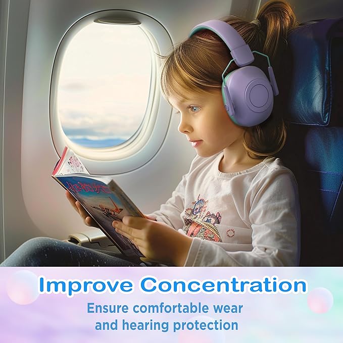 Noise Cancelling Headphones for Kids, SNR 29dB Safety Noise Reduction Ear Muffs for Event/Concert