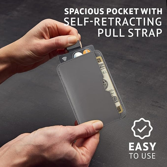 Vaultskin CHELSEA Mens RFID Blocking Slim Leather Card Wallet - Minimalist Front Pocket Cardholder