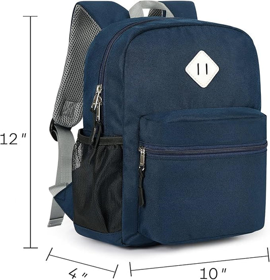 STEAMEDBUN Toddler Backpack for Boys 2-4,Kindergarten Backpack for Boys,Preschool Backpack,Mini, Dark-blue