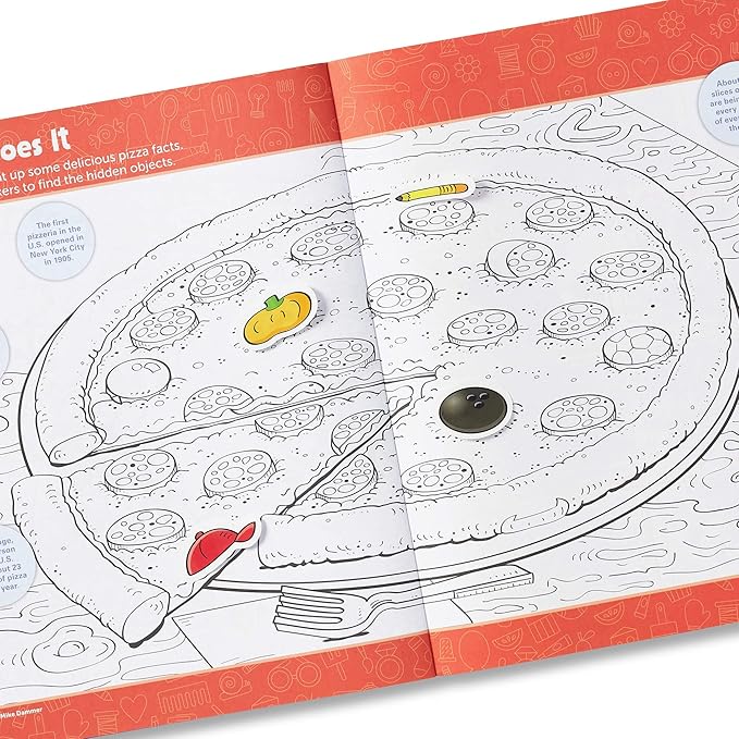 Highlights Hidden Pictures Sticker Challenge Sticker Book Set for Kids Ages 6 and Up, 4-Pack, 64 Pages of Seek and Find Activities, Double as Coloring Books, 440+ Stickers