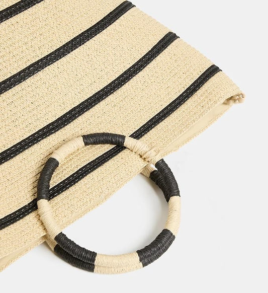 Beach Bags for Women Straw Tote Bag Summer Beach Bag Large Woven Straw Tote for Vacation Holiday