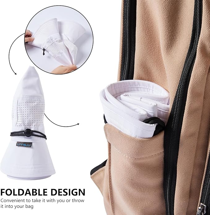 UPF 50+ Bucket Sun Hat with Laser Perforated Mesh Cooling Adjustable Breathable Lightweight for Outdoor Men Women