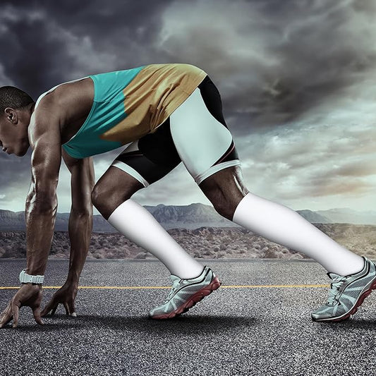 QUXIANG Copper Compression Socks for Women & Men Circulation (8 Pairs) - Best for Running Athletic Cycling - 15-20 mmHg