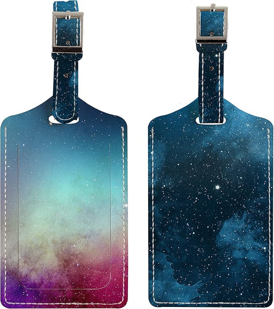 4 Pack Luggage Tag for Suitcases TSA Approved, Leather Suitcase Tags Identifiers, Cute Bag Name Travel Tags ID Labels for Women Men Cruise Airport Luggage Travel Essentials by Sodsay