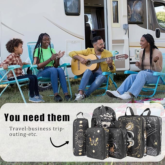 8 Pcs Compression Packing Cubes for Travel, Lightweight Waterproof Luggage Organizer Bags Set, Washable Packaging Cubes for Women Backpack Carry-On Suitcases