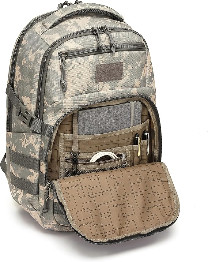 Wotony Military tactical backpack, backpack for men black small tactical assault bag