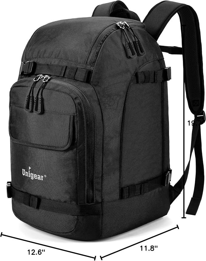 Unigear Ski Boot Bag Backpack for Helmet 50L/70L, Goggles, Gloves, Skis, Snowboard & Accessories