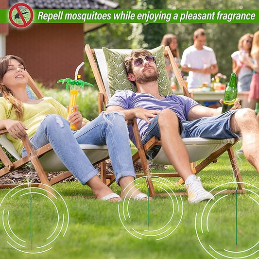 Mosquito Repellent Incense Sticks 50 Pieces per Box, for Patio/Natural Ingredients Citronella Oil/Lemongrass Oil/Made Natural Based Essential - DEET Free - Mosquito Repellent Outdoor