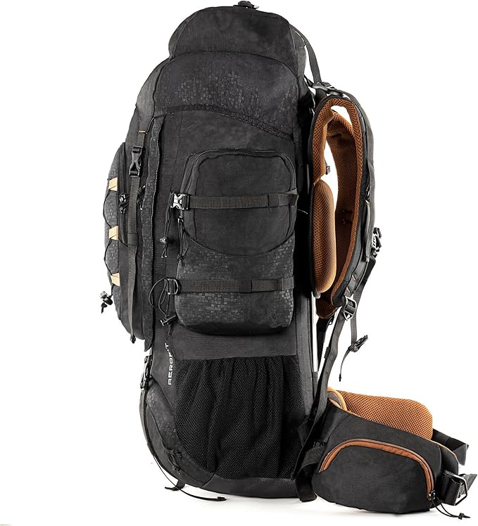 Tripole Walker Pro Internal Frame Rucksack for Trekking and Hiking (Black, 60)