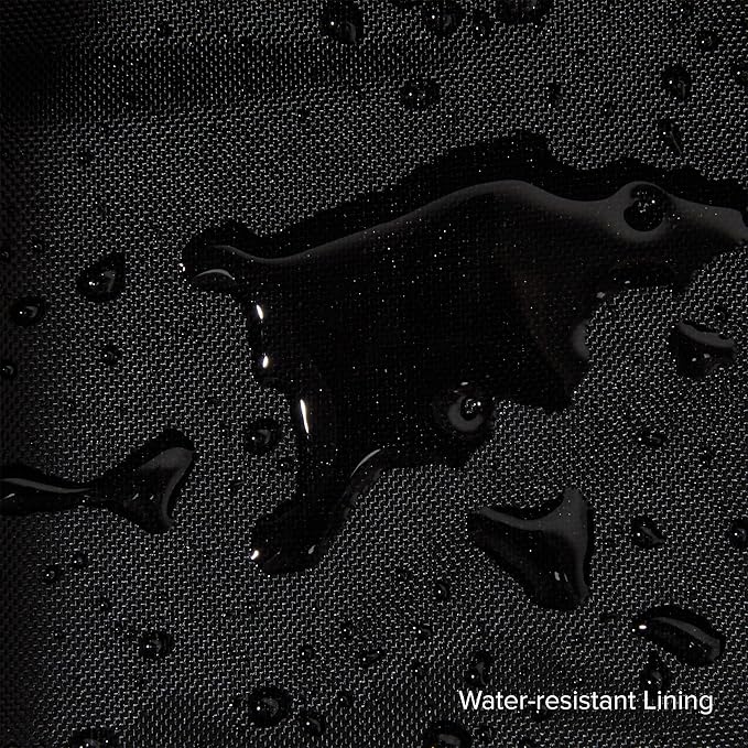 Leatherology Black Onyx Large Travel Organizer - Zipped mesh storage pocket, elastic loops for organization, double metal zipper