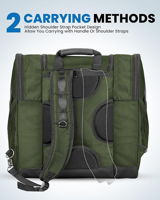 OutdoorMaster Boot Bag - 50L Ski Boots and Snowboard Boots Bag, Excellent for Travel with Waterproof Exterior & Bottom - for Men, Women and Youth