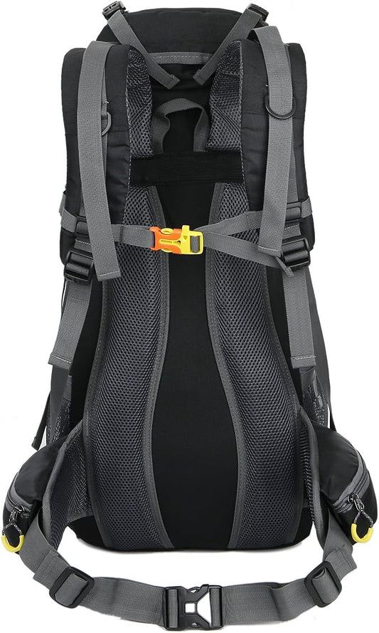 WoneNice 50L(45+5) Waterproof Hiking Backpack - Outdoor Sport Daypack with Rain Cover