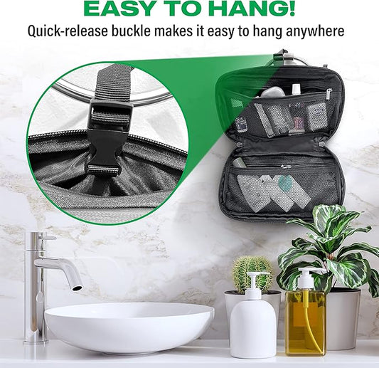 Travel Gift Box Set: Includes COR Surf Premium Toiletry Travel Bag, Compression Packing Cube Set and our Premium Compact and Quick Dry Travel Beach Towel (Kona)