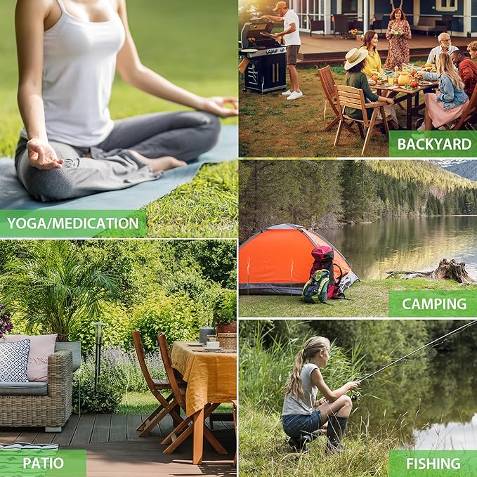 BugBai® Mosquito Repellent Outdoor Patio, 240 PCS Natural Plant-Based Citronella Oil Incense Sticks Indoor Home Pet Family Safe, DEET Free Bug Insect Control Repellent for Yard Garden Camping Fishing