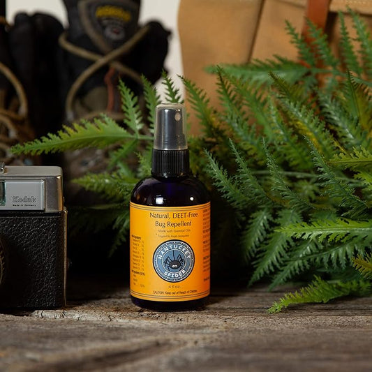 Nantucket Spider 2-Pack | Extra Strength Tick Repellent Spray (4 oz) and Original Insect Repellent Spray (4 oz) | Natural, DEET Free with Organic Essential Oils | Repels Ticks, Mosquitoes and Flies