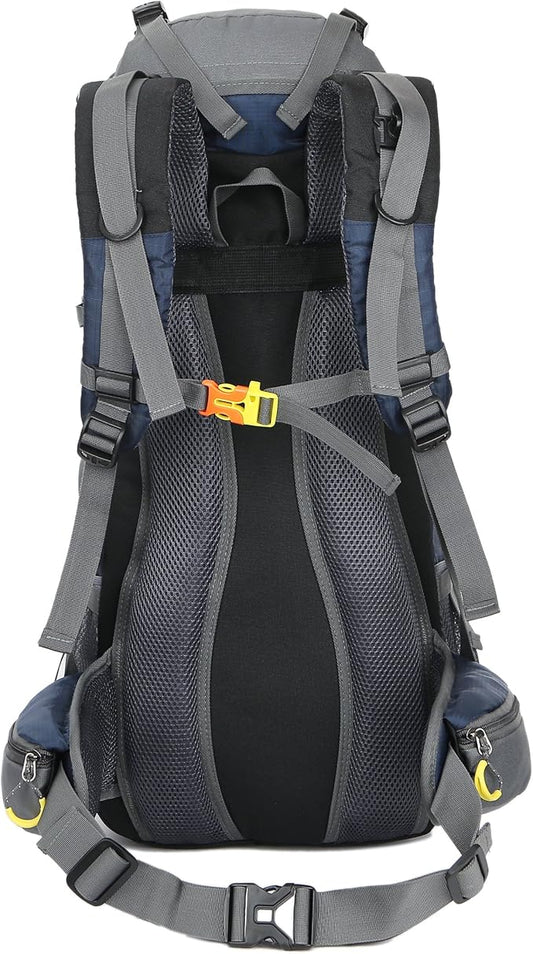 WoneNice 50L(45+5) Waterproof Hiking Backpack - Outdoor Sport Daypack with Rain Cover