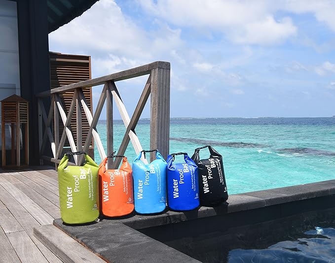 Freegrace Waterproof Dry Bag - Lightweight Dry Sack with Seals and Waterproof Case - Float on Water - Keeps Gear Dry for Kayaking, Beach, Rafting, Boating, Hiking, Camping and Fishing