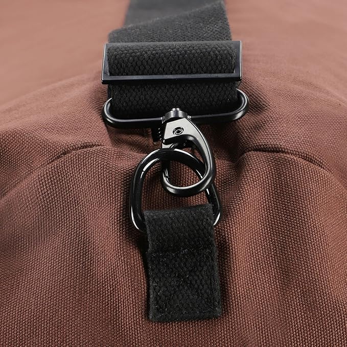 WHITEDUCK HOPLITE Heavy Duty Military Canvas Duffel Bag, Army Cargo Style, Foldable Tactical Outdoor Bag, Travel, Storage