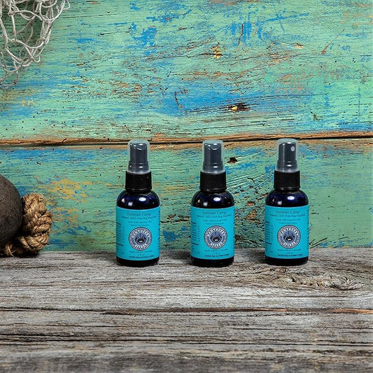 Nantucket Spider Summer Camp Bug Repellent Spray | Natural, DEET Free with Organic Essential Oils | Repels Mosquitoes and Biting Flies | Perfect for Kids | Travel Size – 2 fl oz | Pack of 3