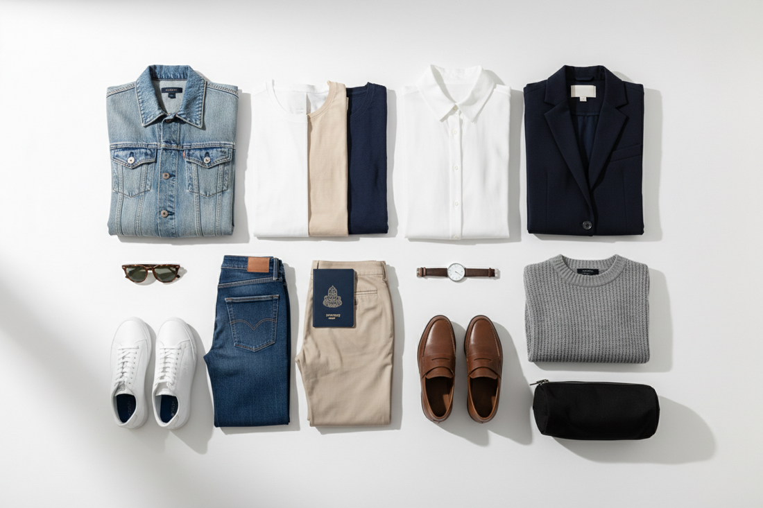 👕 Capsule Wardrobe for Travel (Men & Women) ✈️