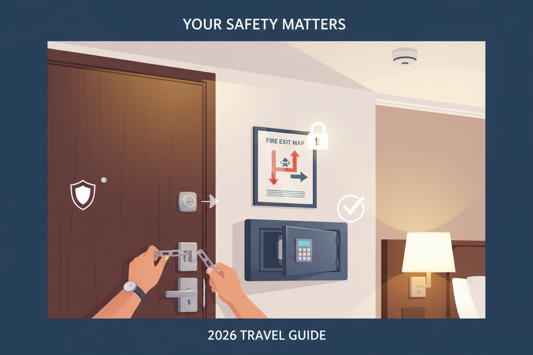 🔐 Hotel Room Safety Tips Every Traveler Should Know (2026 Guide) ✈️