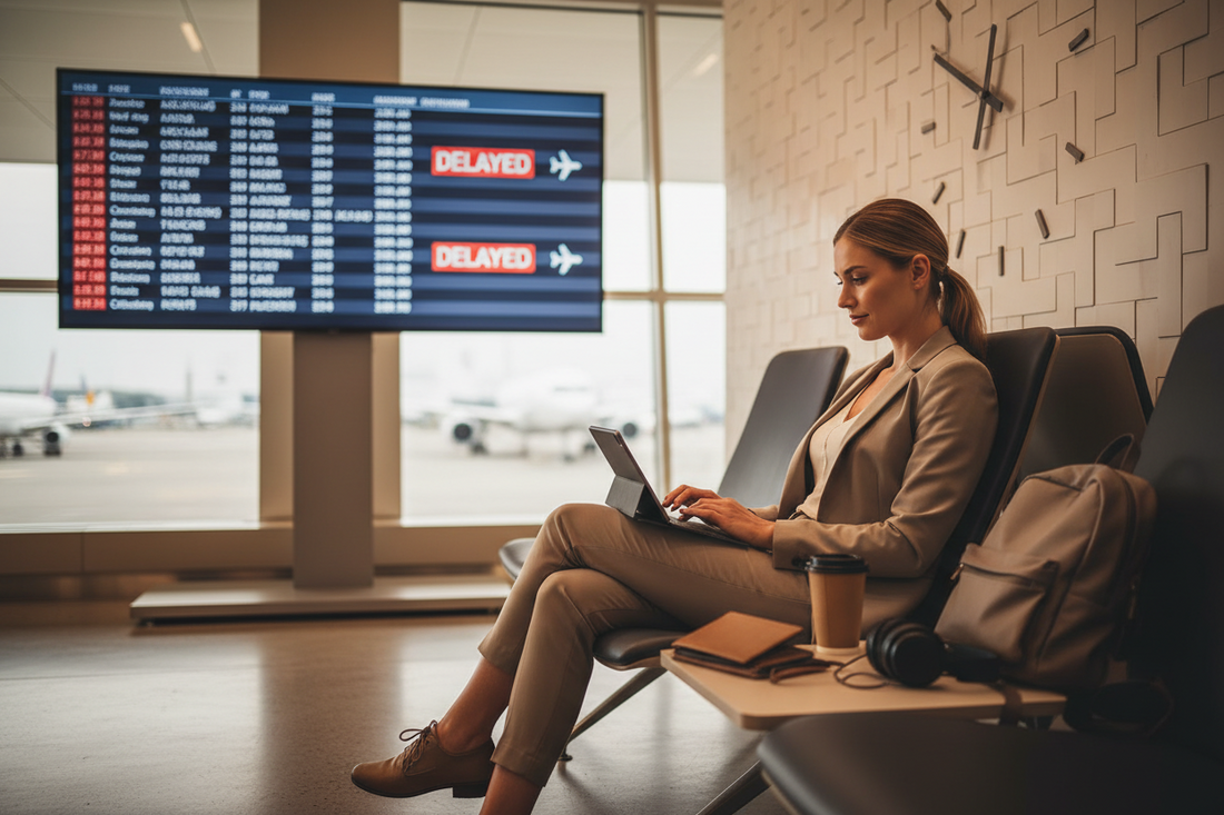✈️⏳ How to Handle Flight Delays Like a Pro