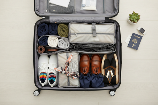 👟 How to Pack Shoes Without Wasting Space (Smart Travel Packing Guide)