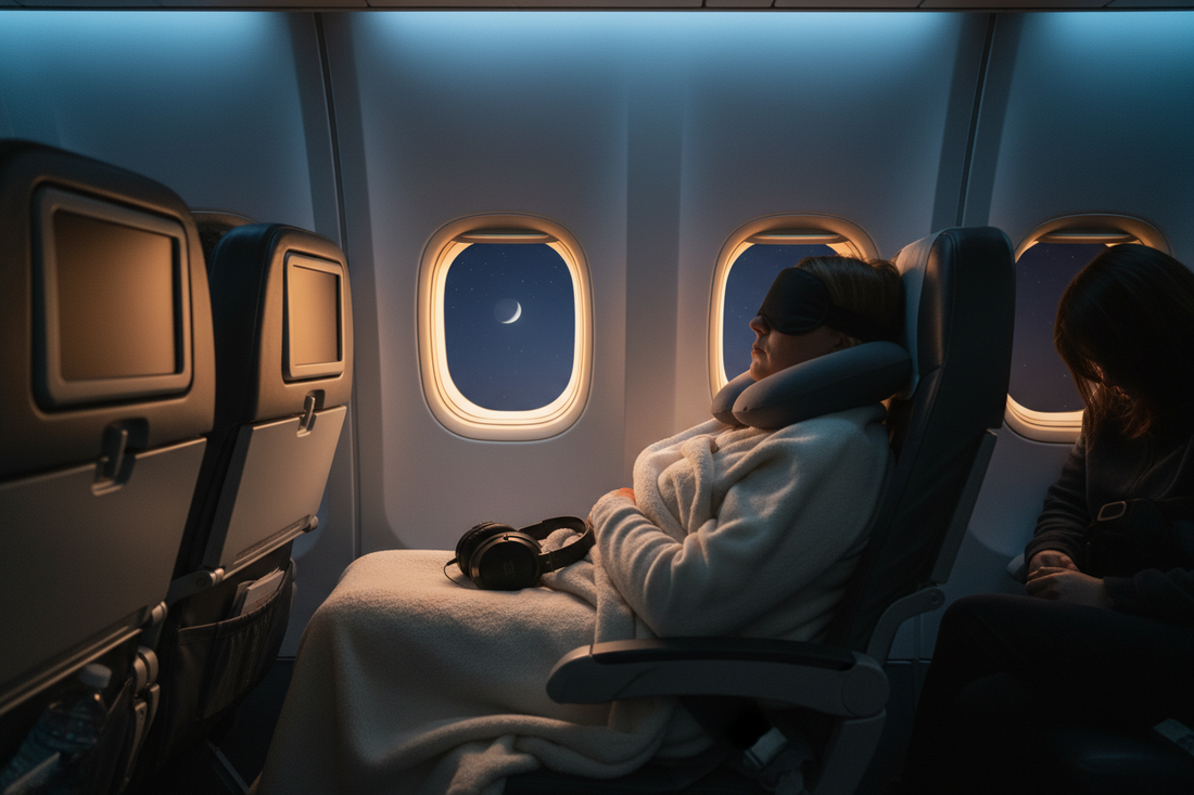 🌙✈️ How to Survive a Red-Eye Flight Without Feeling Exhausted