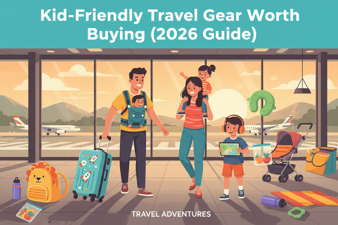 👨‍👩‍👧 Kid-Friendly Travel Gear Worth Buying (2026 Guide) ✈️