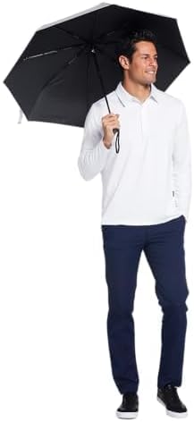 Solbari Compact Sun Protective Umbrella UPF 50+ UV Protection, Ultra-Light & Travel-Friendly, Reflective Sun Protection for Beach, Picnics, & Outdoor Festivals