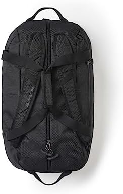 Gregory Supply 65L Adventure Travel/Gear Organization Duffel Bag, Tuckable Backpack Straps, Packable, Water-Repellent, Obsidian Black