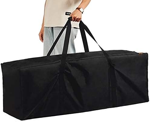 INFANZIA 47inch Sports Duffel Travel Bag, 196L Extra Large Duffel Luggage Bag with Upgrade Zipper, Water Resistant & Foldable Equipment Storage Bag for Camping Tent Tripod Fishing