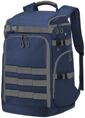 New Ski/Snowboard Boot Bag/Skating Bag | Excellent for Store and Transport Gear, Helmet, Goggles & Accessories | Travel with Waterproof Exterior, Reflective Strip for Men, Women (Blue)