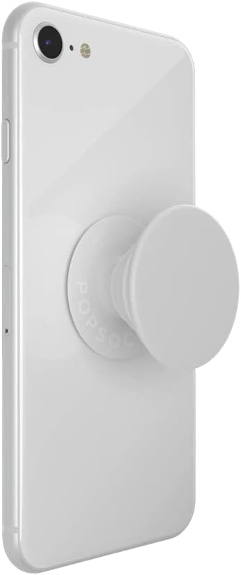 PopSockets: Phone Grip with Expanding Kickstand, Pop Socket for Phone - White