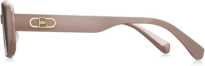 BOLON Men Women Retro 90’s Vintage Y2K Trendy Rectangle Polarized Sunglasses, Exclusive Eyewear Brand of EssilorLuxottica